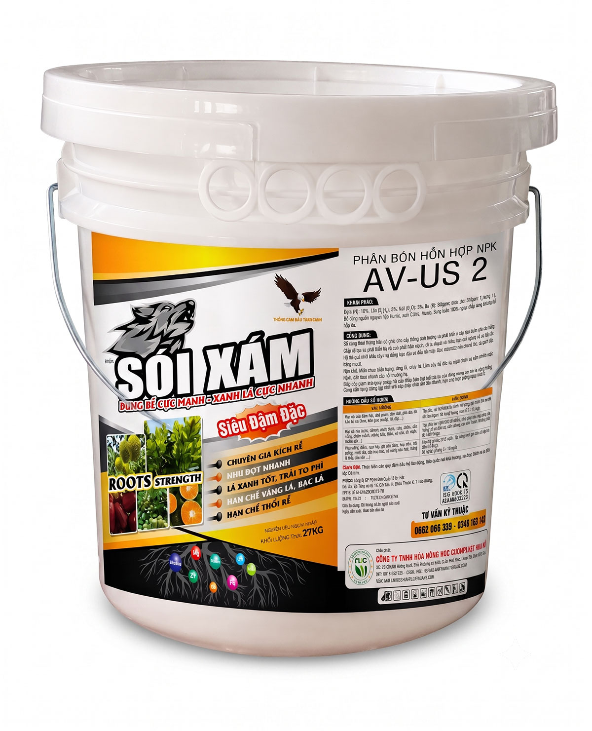 Sói Xám - Bung Rễ  Cực Mạnh - Xanh Lá Cực Nhanh - 27kg